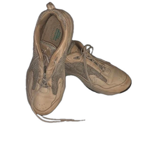 Propet tan shock absorber walking shoes